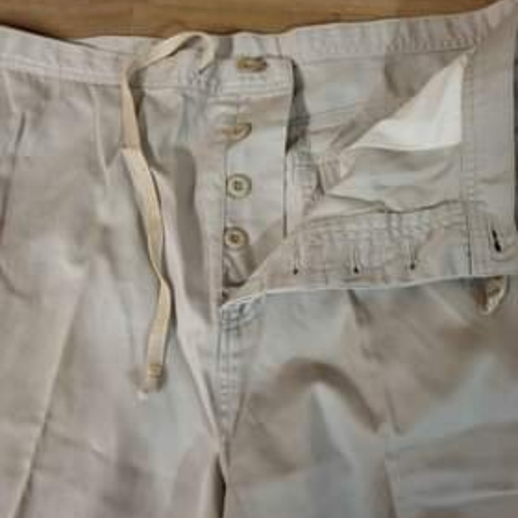 Vintage Men's cropped Chinos 90sStreet style 3/4 Capri Pants - Picture 4 of 12